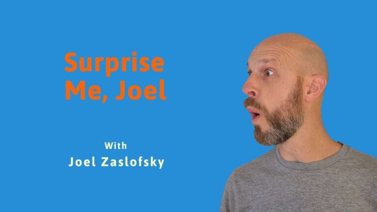 Surprise Me, Joel Podcast Cover Art